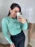 Blusa modal aplicação flor - comprar online