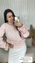 Blusão em tricot inspiração boho chic - comprar online