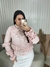 Blusão em tricot inspiração boho chic