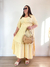 Vestido Jussana decote V liso Plus Size