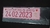 Placas de aluminio Branca e letras rosa rose.