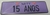 Placas de aluminio Fundo Roxo