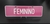 Placas de aluminio Fundo Pink - comprar online