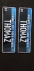 Placas Decorativas Personalizadas fundo preto