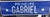 Placas de aluminio fundo azul - comprar online