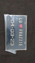 Placas de aluminio moto