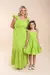 Vestido Infantil Aurora Verde Limão – Conforto e Estilo para Meninas de 2 a 12 Anos - Sementinha Loja Infantil - Vestindo amor, compartilhando alegria!