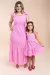 Vestido Adulto Aurora Rosa Chiclete– Conforto e Estilo para Mamãe - comprar online