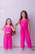 Conjunto Infantil Calça e Cropped Bia