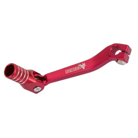 PEDAL DE CAMBIO EM ALUMINIO HONDA-CRF230 07=> - VERMELHO