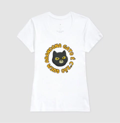 Quem abandona gato é c*zão - Camiseta - Bola de Pelo