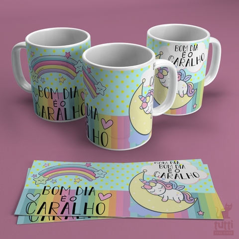 Caneca Unicórnio indiscreto - Bom dia - comprar online