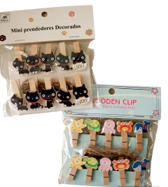 Mini Prendedor Decorado (unidade)