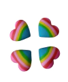 Borracha arco iris coração - kaz (unidade)