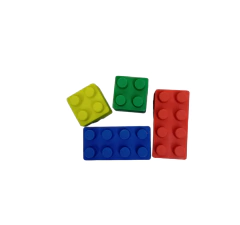 Mini borracha Lego 4 unidades - comprar online