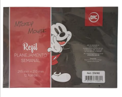 Prancheta Mickey com planner + 2 refil planner na internet