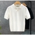 Top fino de seda gelada masculino novo de verão