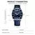 Imagem do CURREN-Relógios Quartzo Masculino com pulseira de couro, relógios de pulso mas