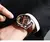 Imagem do CURREN-Relógios Quartzo Masculino com pulseira de couro, relógios de pulso mas