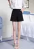 Imagem do Calção casual feminina de cintura alta linha A, short de chiffon