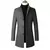 Comércio exterior outono e inverno nova roupa masculina gola de comprimento mé na internet