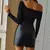 Roupas femininas transfronteiriças ins casual cintura alta moda irregular saia na internet