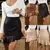 Desejo cross-border elegante commuter slim-fit bainha saia de couro pu saia de c na internet