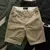 Calça Casual Masculina De Cor Sólida Com Textura De Verão Lavada