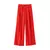 Calças drapeadas casuais femininas