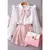 Conjunto de duas peças estilo academia feminino, top emparelhado, shorts de cin