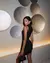 Articat-Vestido elegante sem mangas com renda com gola alta feminina, Slim Fit, na internet