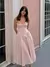 Vestido maxi plissado retrô sem mangas para mulheres, sexy fora do ombro, bainh - comprar online