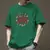 Camiseta de manga curta masculina gola redonda, marca de moda americana, top sol - Sky Secret