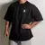 Camiseta de manga curta, cinco meias, masculina, 100% algodão, streetwear casua - loja online
