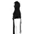 Articat-Vestido elegante sem mangas com renda com gola alta feminina, Slim Fit, - comprar online