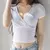 Tops femininos sem mangas com decotes em v, regatas casuais, colete fino, cor pu