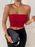 Sexy bodycon top de tubo feminino, monocromático, elástico, roupa casual - Sky Secret