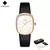 WWOOR-Relógio de quartzo de couro impermeável feminino, marca superior - comprar online