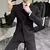 Casaco masculino Double Breasted terno fino, Blazer negócio, traje de festa de - Sky Secret