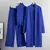 Três peças para mulheres, suéter feminino, cardigan e calça - loja online