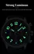 POEDAGAR-Relógio esportivo militar de luxo masculino, cronógrafo luminoso