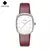 WWOOR-Relógio de quartzo de couro impermeável feminino, marca superior - comprar online