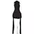 Articat-Vestido elegante sem mangas com renda com gola alta feminina, Slim Fit, na internet