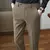 Outono/inverno novo cinza calças de lã masculina moda casual calças lixadas - loja online