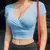 Tops femininos sem mangas com decotes em v, regatas casuais, colete fino, cor pu
