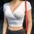 Tops femininos sem mangas com decotes em v, regatas casuais, colete fino, cor pu