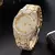 Imagem do 18k ouro relógio masculino marca de luxo diamante masculino relógio de quartzo