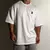 Camiseta de manga curta, cinco meias, masculina, 100% algodão, streetwear casua - Sky Secret