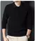 Suéter monocromático de caxemira masculino, pescoço polo, lã 100% pura - Sky Secret