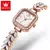 OLEVS-Relógio de quartzo impermeável feminino com mostrador quadrado, pulseira - Sky Secret
